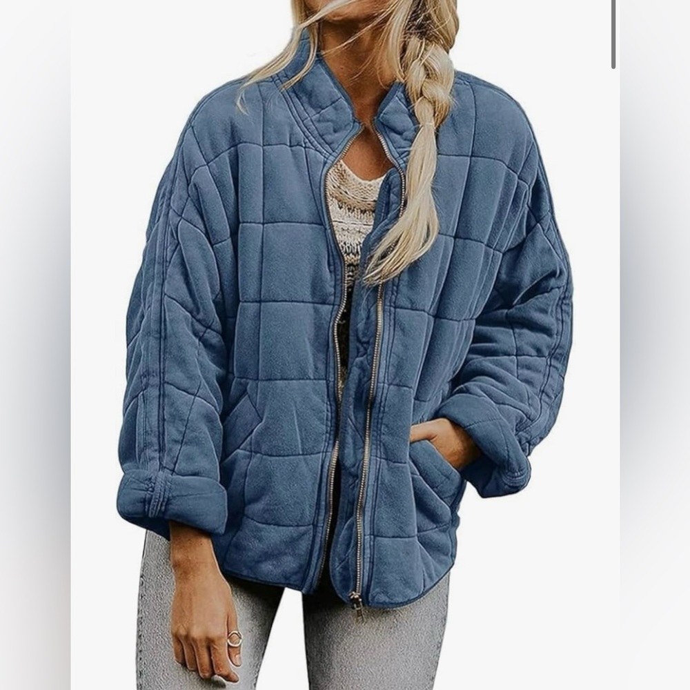 Womens Quilted Puffer Jacket